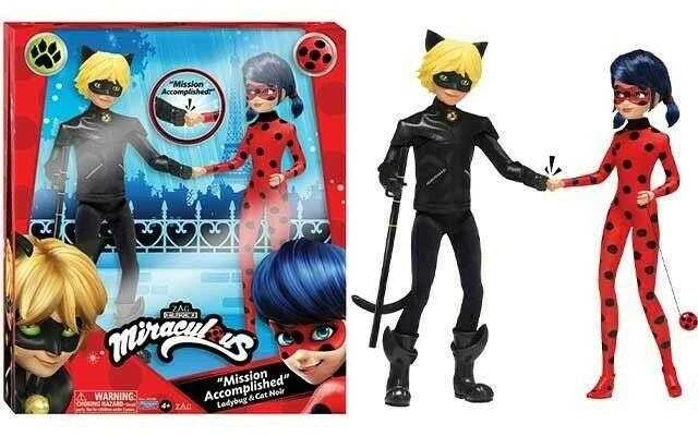 MIRACULOUS Ladybug ir Cat Noir lėlių rinkinys, 503651