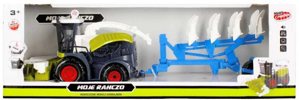 Mega Creative My Ranch Harvester su priekaba 38 cm su šviesomis ir garsais