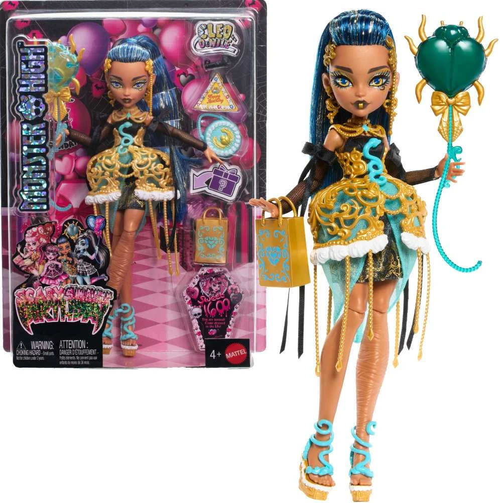 Mattel MONSTER HIGH SWEET BIRTHDAY lėlė – Kleo (JBG76)