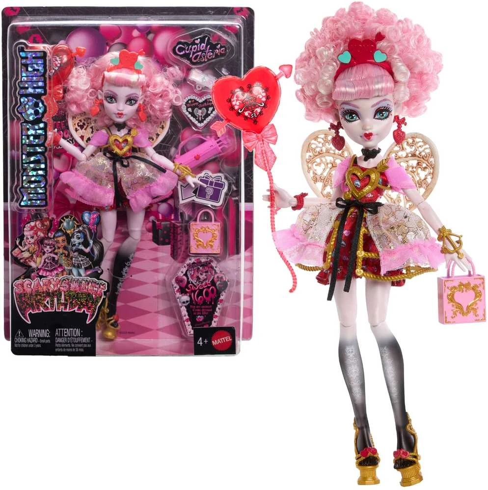 Mattel MONSTER HIGH SWEET BIRTHDAY lėlė Cupid (JBG77)