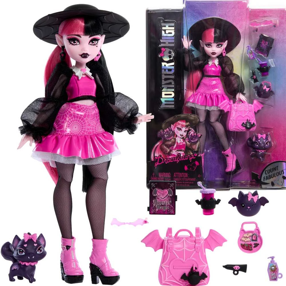 Mattel MONSTER HIGH lėlė – Drakulaura (HRP64)
