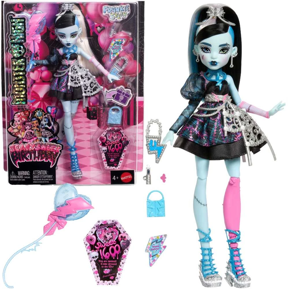 Mattel MONSTER HIGH SWEET BIRTHDAY lėlė Frenkė (JBG75)