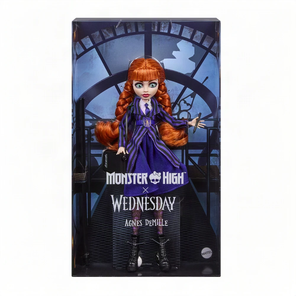 Mattel Monster High Kolekcjonerska Lėlė Wednesday Agnes DeMille