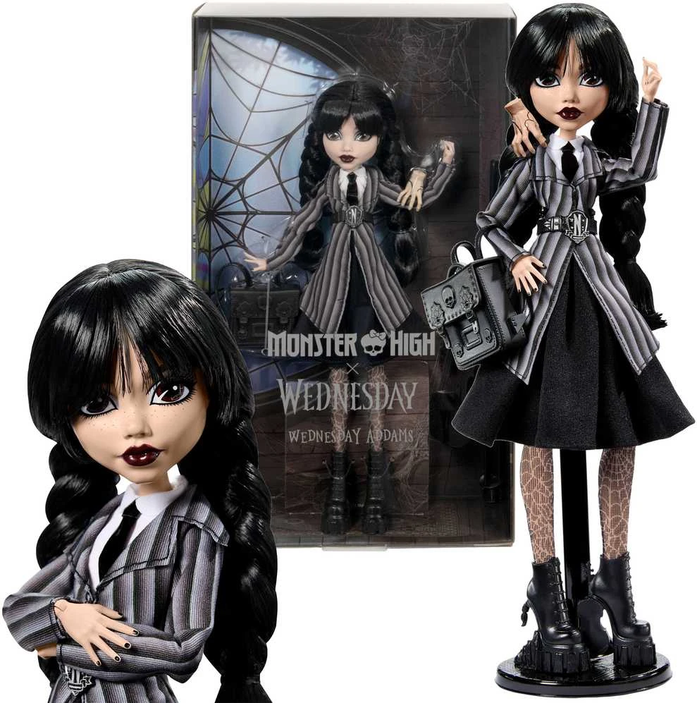 Lėlė Mattel MONSTER HIGH Wednesday (HXJ04)