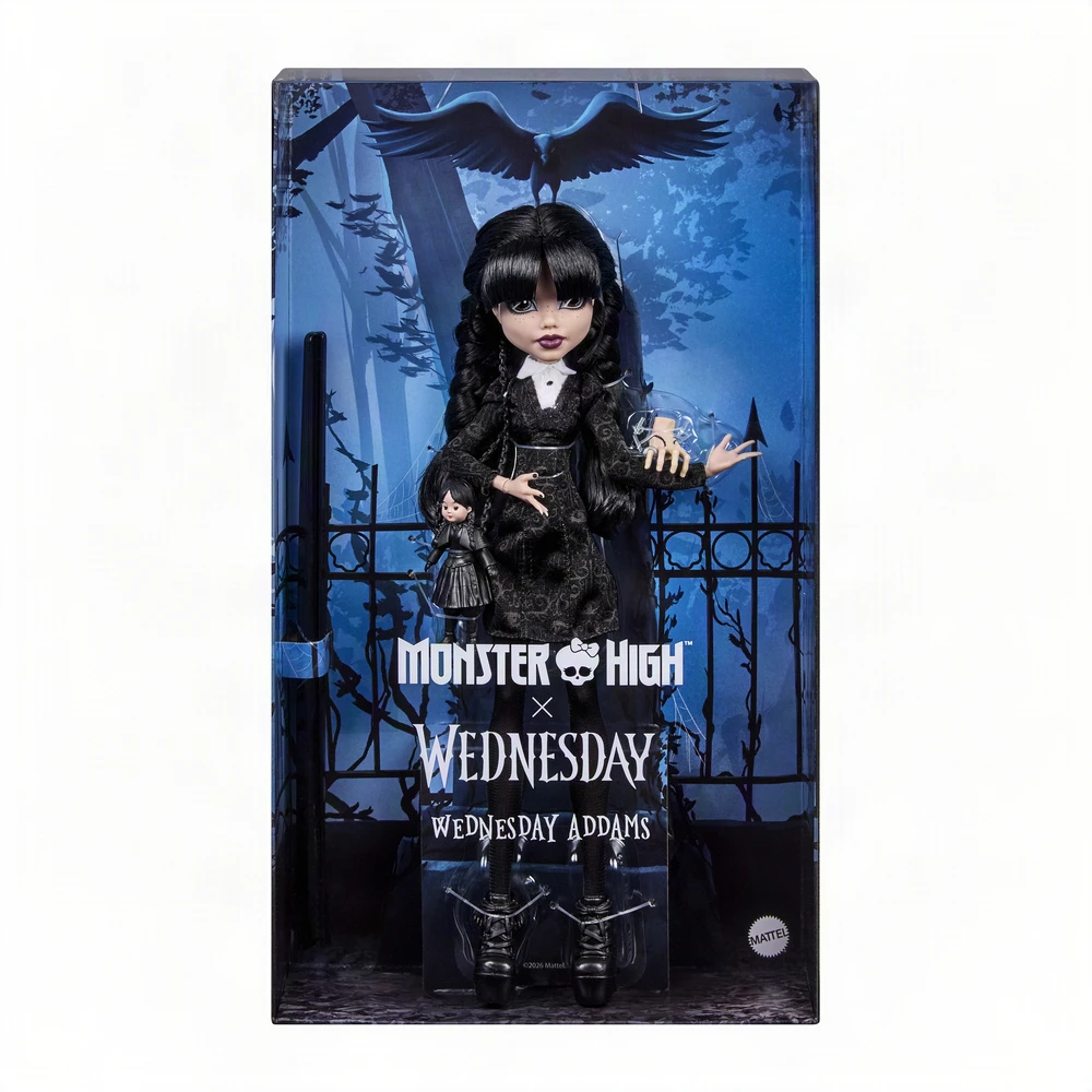 Mattel MONSTER HIGH X WEDNESDAY kolekcinė lėlė Trečiadienė (JNJ91)