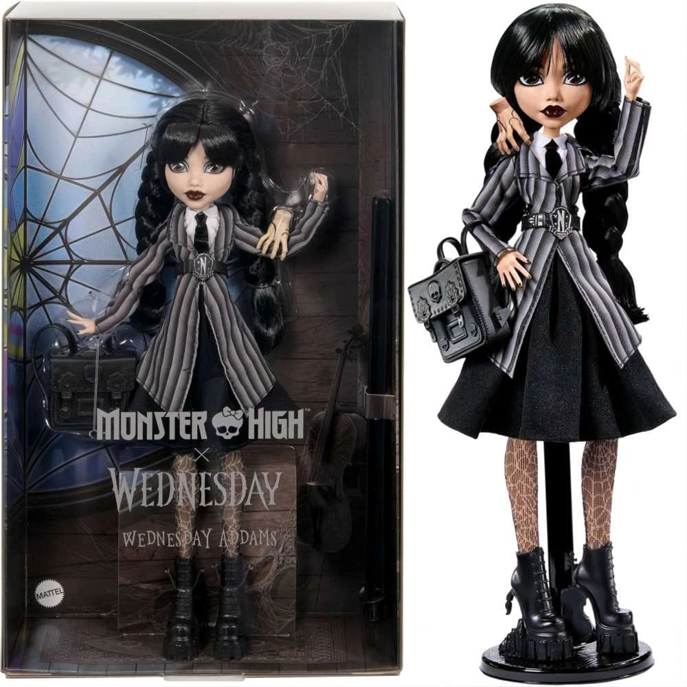 Lėlė Mattel MONSTER HIGH Wednesday (HXJ04)