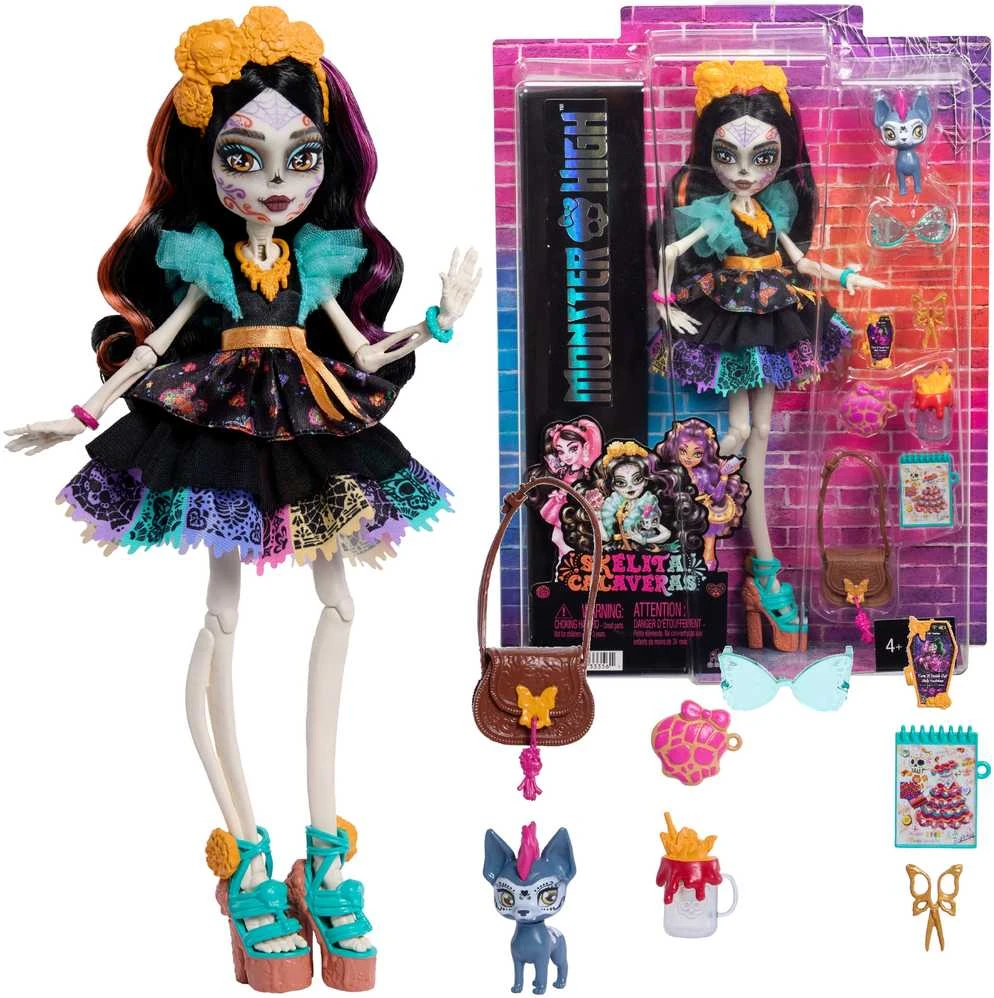 Mattel MONSTER HIGH lėlė Skelita (JHK34)