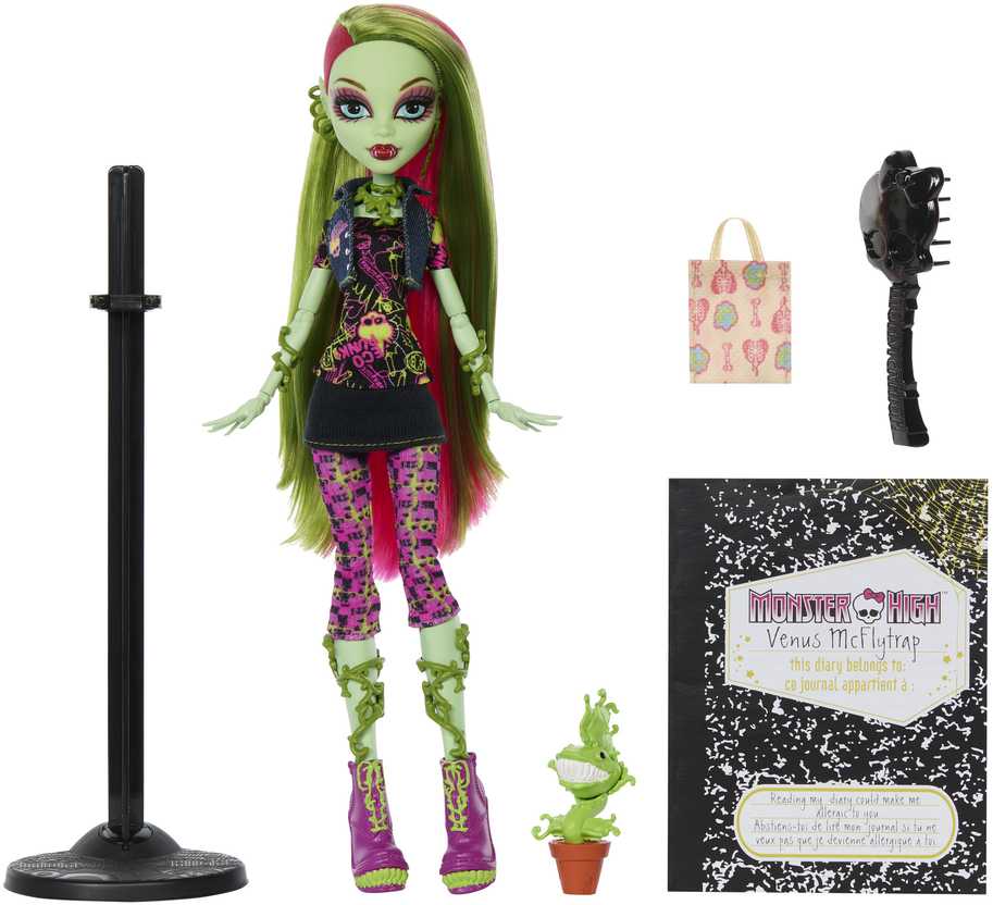 Mattel MONSTER HIGH CREEPRODUCTIONS lėlė Venus (JHK58), modelis