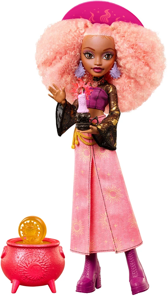 Mattel MONSTER HIGH MOONSPELL MAGIC lėlė Rae - saulės kerėtoja (JMB91)