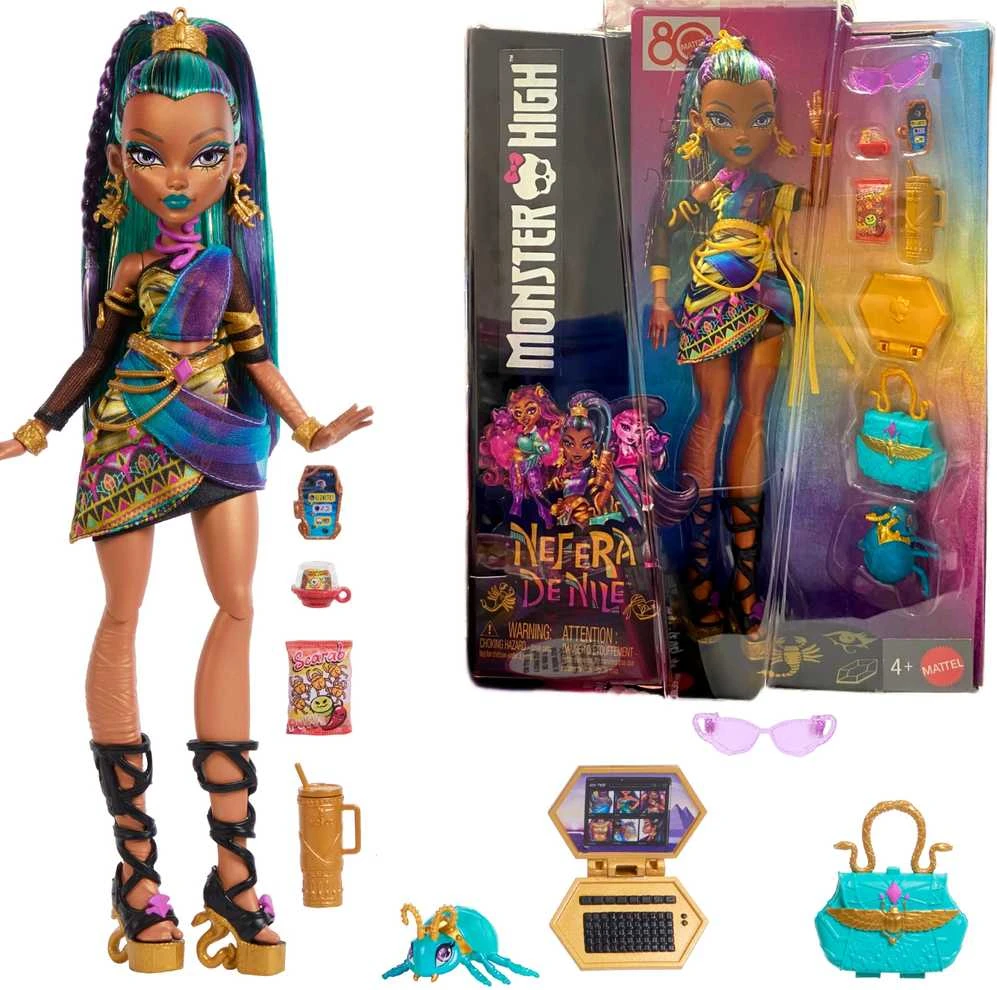 Mattel MONSTER HIGH lėlė – Nefera (JDR48)