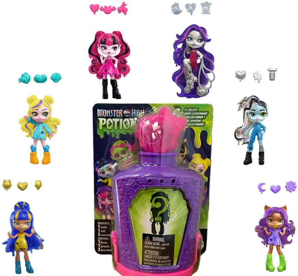 Mattel MONSTER HIGH mini siurprizų rinkinys – eleksyras (HYB10)