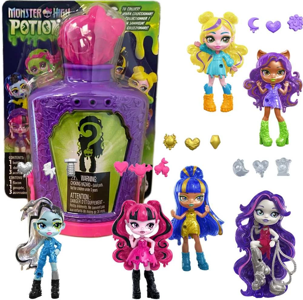 Mattel MONSTER HIGH mini siurprizų rinkinys – eleksyras (HYB10)