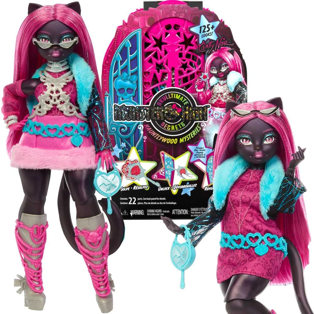 Mattel Lėlė Monster High Skulltimate Secrets Catty Noir JBG82