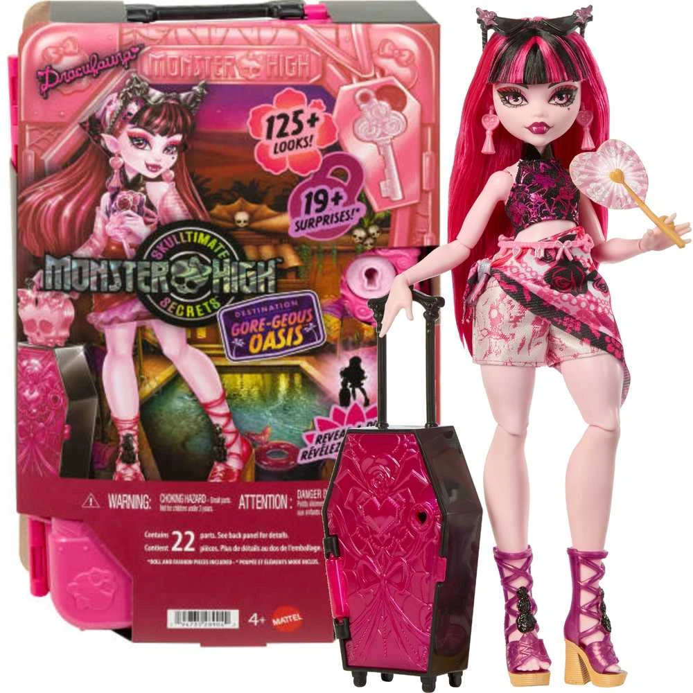 Mattel MONSTER HIGH SKULLTIMATE SECRETS Drakulauros rinkinys (JDR50)