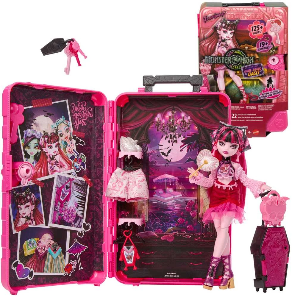 Mattel MONSTER HIGH SKULLTIMATE SECRETS Drakulauros rinkinys (JDR50)