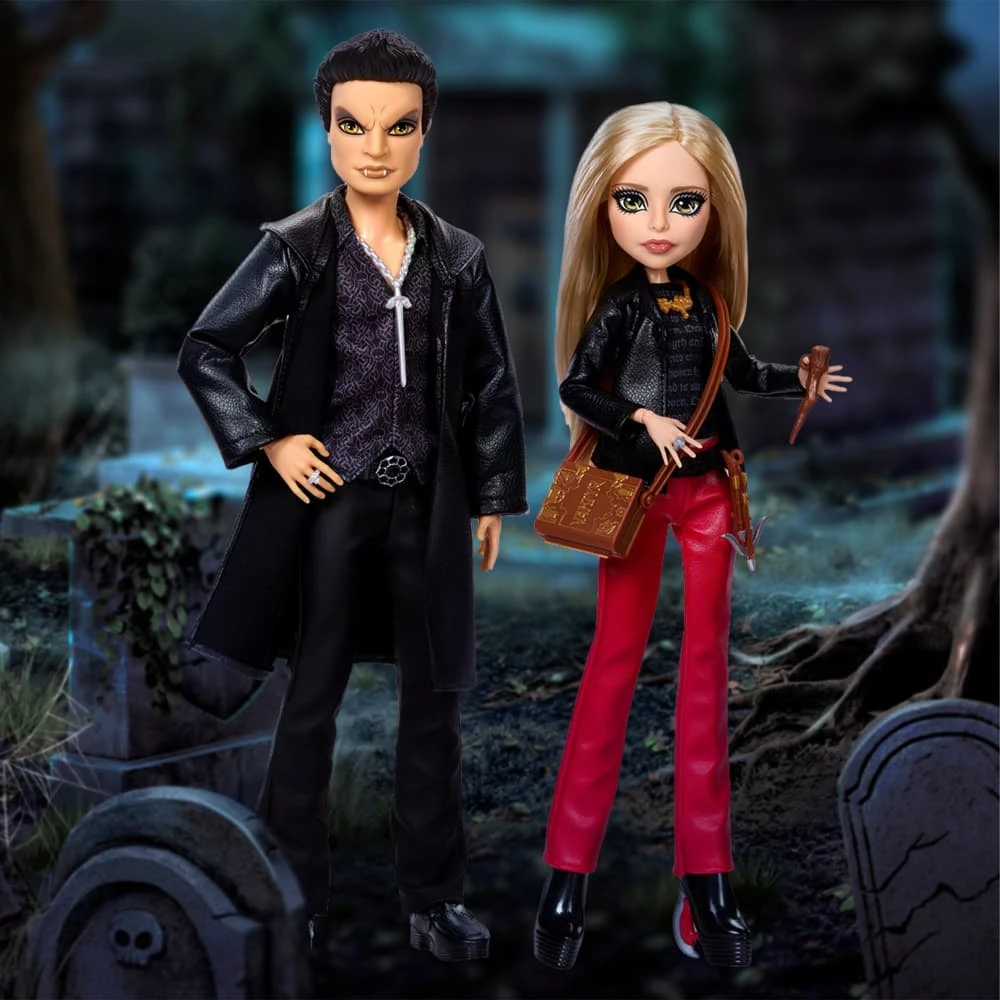 Mattel MONSTER HIGH SKULLECTOR kolekcinis Buffy ir Angel lėlių rinkinys (JLL00)