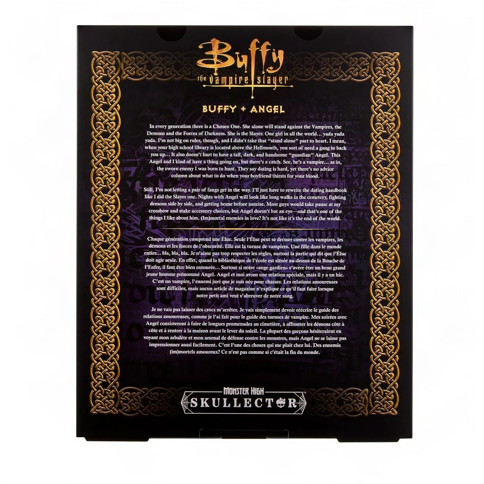 Mattel MONSTER HIGH SKULLECTOR kolekcinis Buffy ir Angel lėlių rinkinys (JLL00)