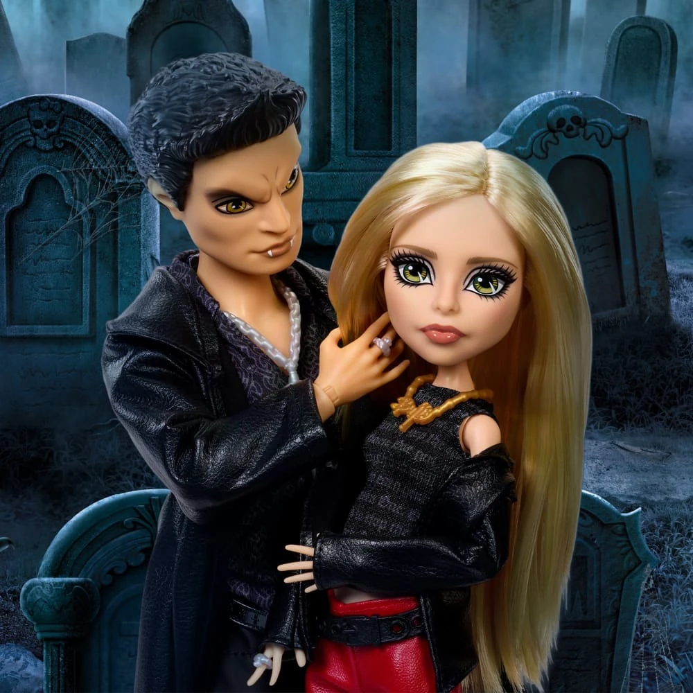 Mattel MONSTER HIGH SKULLECTOR kolekcinis Buffy ir Angel lėlių rinkinys (JLL00)