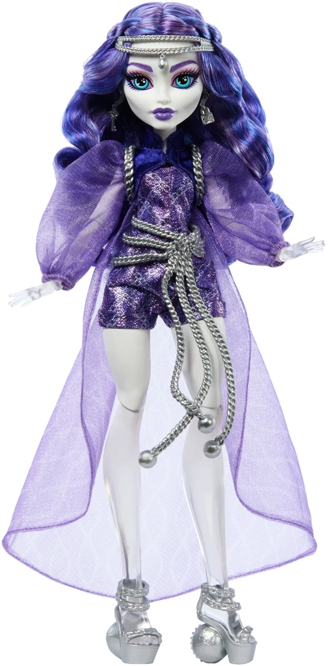 Lėlė Mattel Monster High Spectra Vondergeist su naminiu šešku ir aksesuarais