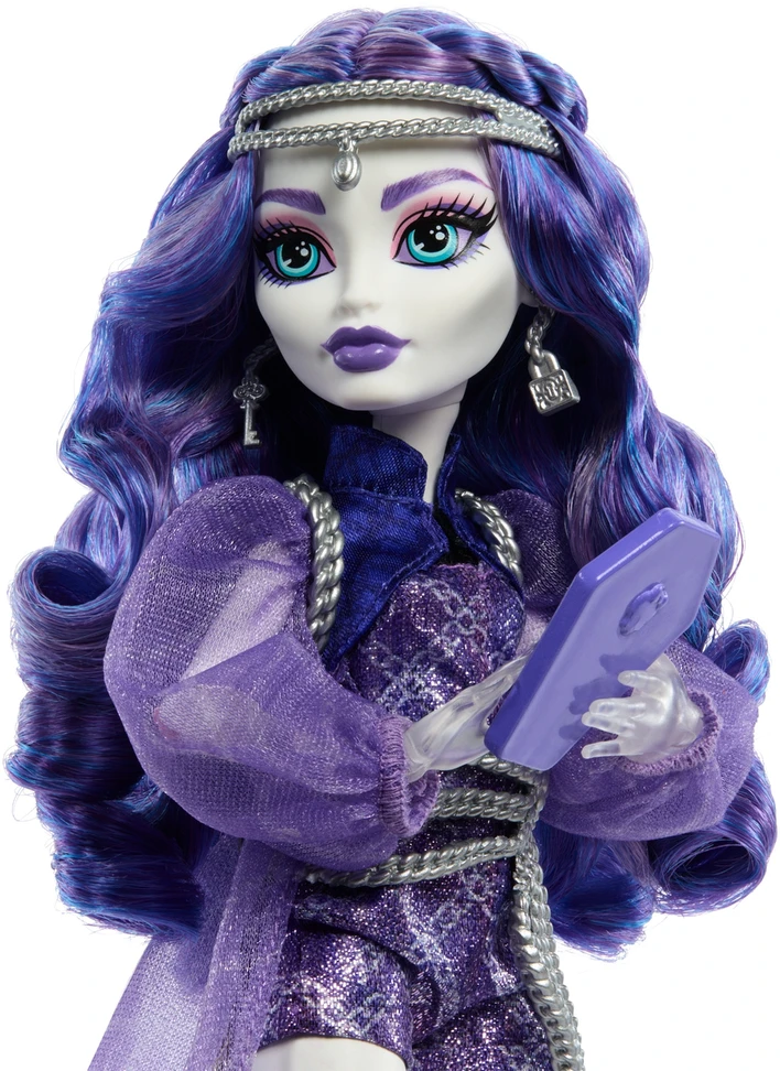 Lėlė Mattel Monster High Spectra Vondergeist su naminiu šešku ir aksesuarais