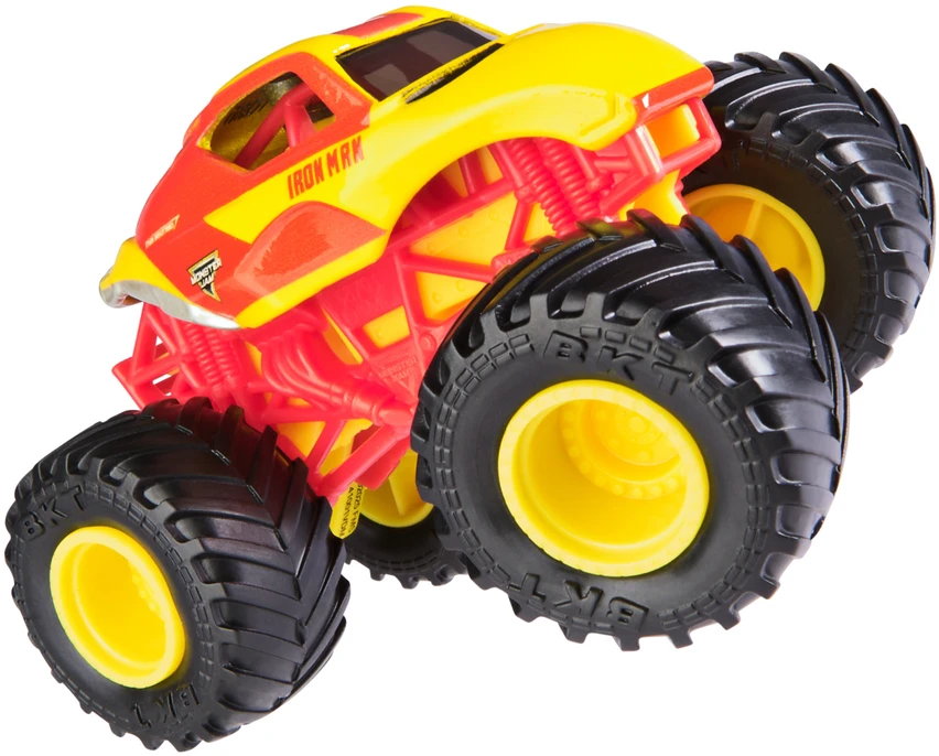 Monster Jam Auto Monster Truck Marvel serijos 2 transporto priemonė Iron Man 1:64