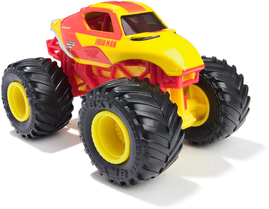 Monster Jam Auto Monster Truck Marvel serijos 2 transporto priemonė Iron Man 1:64