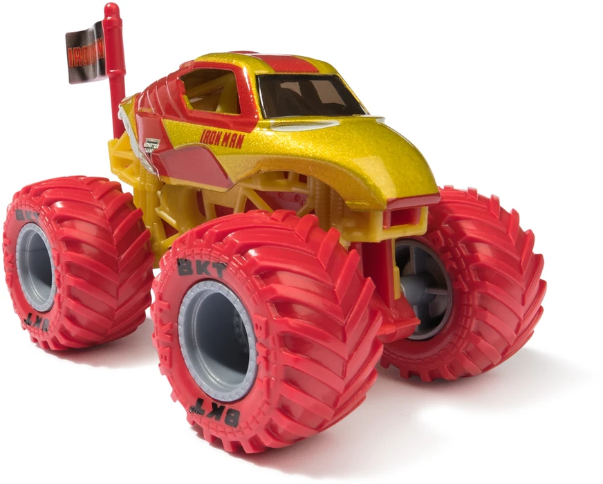 Monster Jam Auto Monster Truck Marvel serijos 2 transporto priemonė Iron Man 1:64