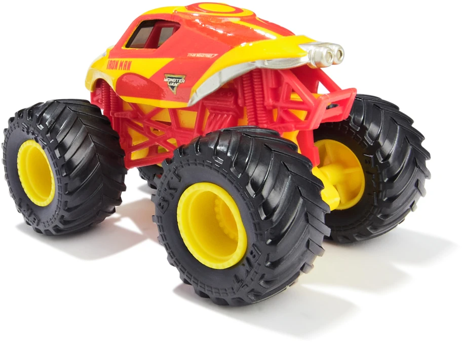 Monster Jam Auto Monster Truck Marvel serijos 2 transporto priemonė Iron Man 1:64