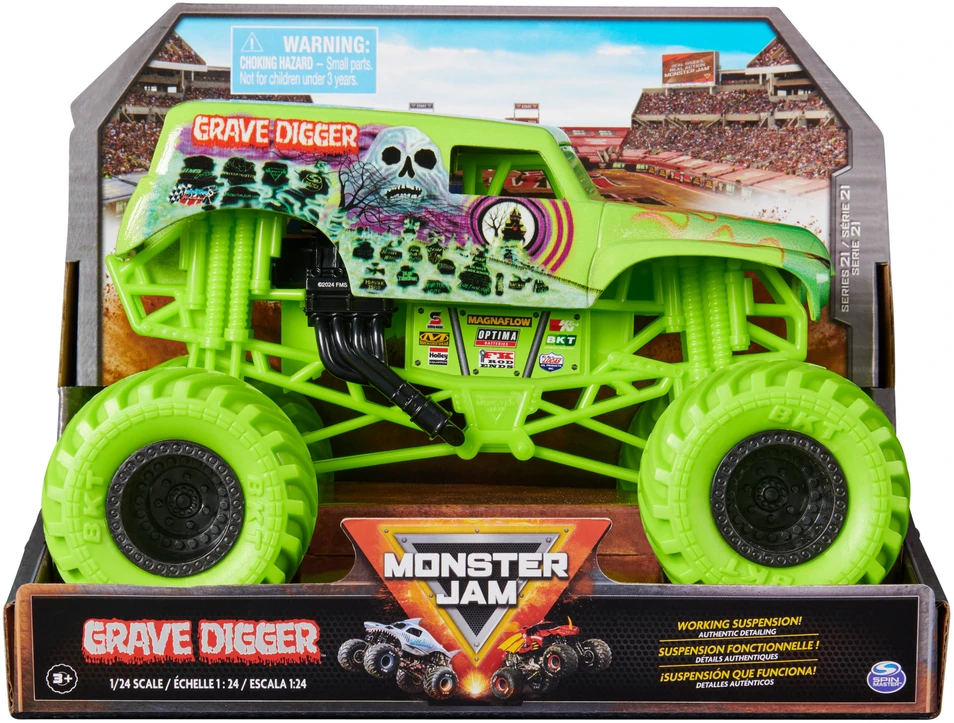 Monster_Jam Žaislinis visureigis Monster Jam GRAVE DIGGER 6069137