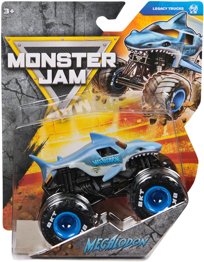 Monster Jam Auto Monster Truck pojazd Megalodon 1:64