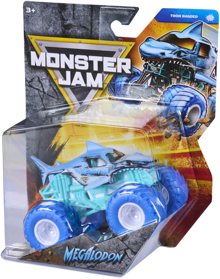Monster Jam Auto Monster Truck serija 46 transporto priemonė Megalodon 1:64