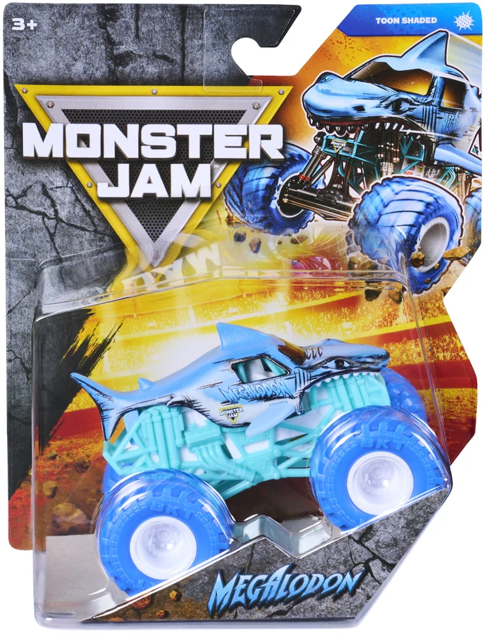 Monster Jam Auto Monster Truck serija 46 transporto priemonė Megalodon 1:64