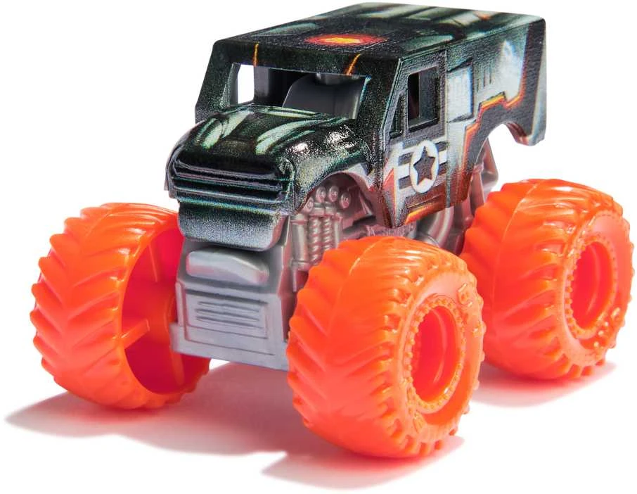 „Monster Jam“ žaislas 3 dalių rinkinys „Mini Jam“ Marvel Winter Soldier Kapitonas Amerika Karo mašina 1:87