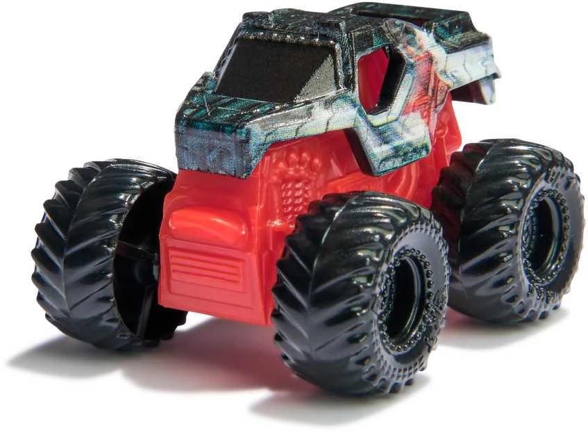 „Monster Jam“ žaislas 3 dalių rinkinys „Mini Jam“ Marvel Winter Soldier Kapitonas Amerika Karo mašina 1:87