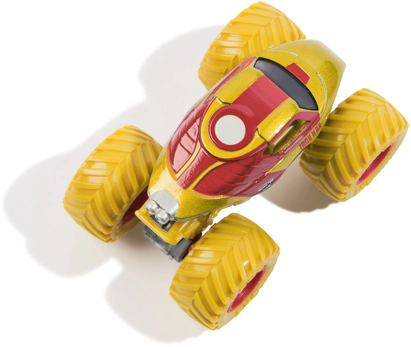 Monster Jam 5 transporto priemonių rinkinys Monster Truck Marvel Heroes 1:64