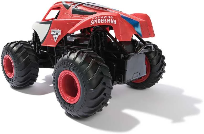 Monster Jam dviejų nuotoliniu būdu valdomų transporto priemonių rinkinys Monster Jam 1:24 „Marvel Super Hero Challenge RC“