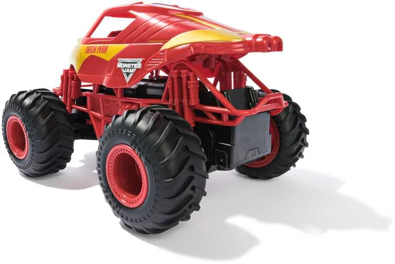 Monster Jam dviejų nuotoliniu būdu valdomų transporto priemonių rinkinys Monster Jam 1:24 „Marvel Super Hero Challenge RC“