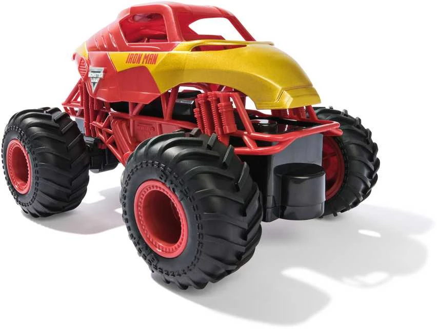 Monster Jam dviejų nuotoliniu būdu valdomų transporto priemonių rinkinys Monster Jam 1:24 „Marvel Super Hero Challenge RC“