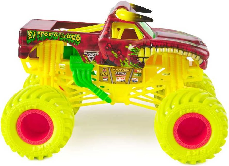 Monster Jam Metalinis automobilis 1:24 El Toro Loco 19 cm