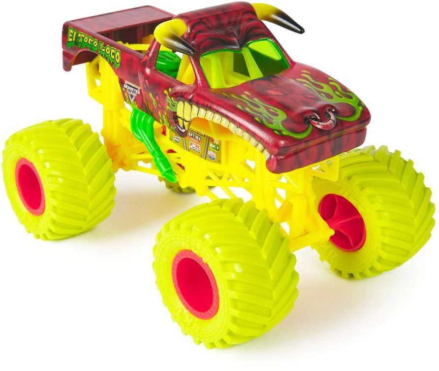 Monster Jam Metalinis automobilis 1:24 El Toro Loco 19 cm