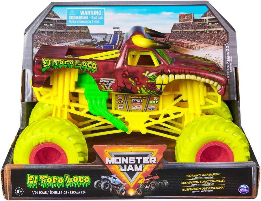 Monster Jam Metalinis automobilis 1:24 El Toro Loco 19 cm