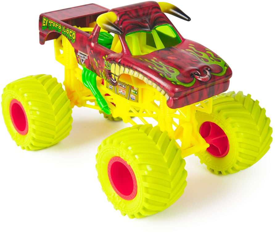 Monster Jam Metalowy Važiuoklė 1:24 El Toro Loco 19 Cm