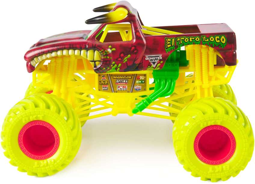Monster Jam Metalowy Važiuoklė 1:24 El Toro Loco 19 Cm