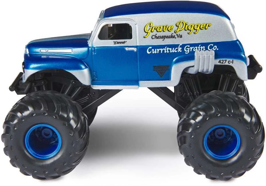 Monster Jam metalinė transporto priemonė 1:24 kapų kasimo mašina