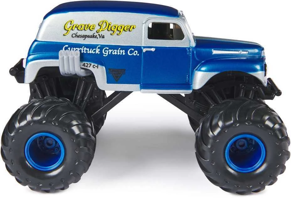 Monster Jam metalinė transporto priemonė 1:24 kapų kasimo mašina