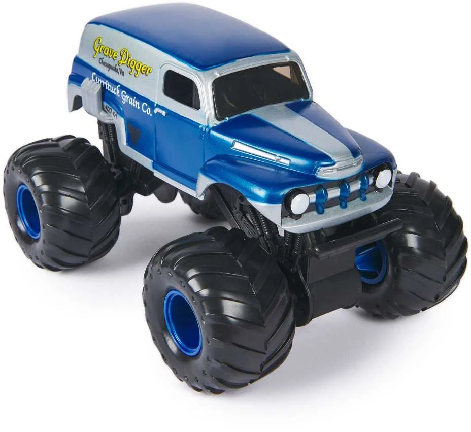 Monster Jam metalinė transporto priemonė 1:24 kapų kasimo mašina