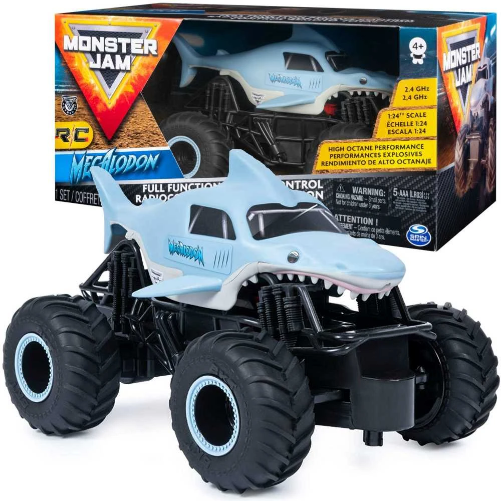 MONSTER JAM visureigis RC 1:24 Megalodon, 6044952