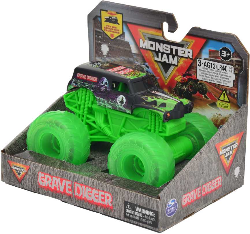Monster Jam lengvasis ratinis automobilis 1:43 Grave Digger