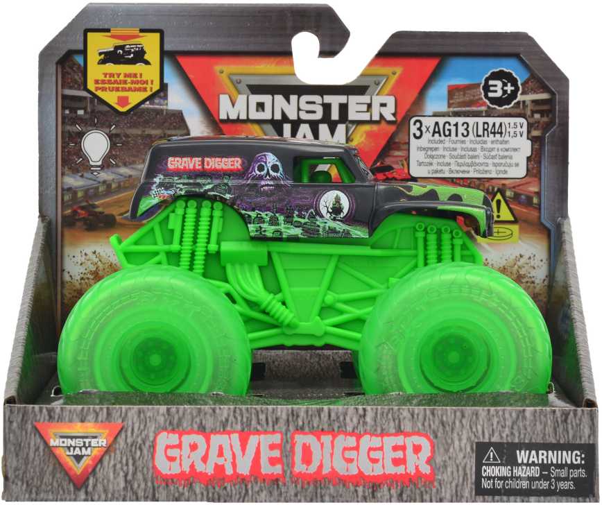 Monster Jam lengvasis ratinis automobilis 1:43 Grave Digger