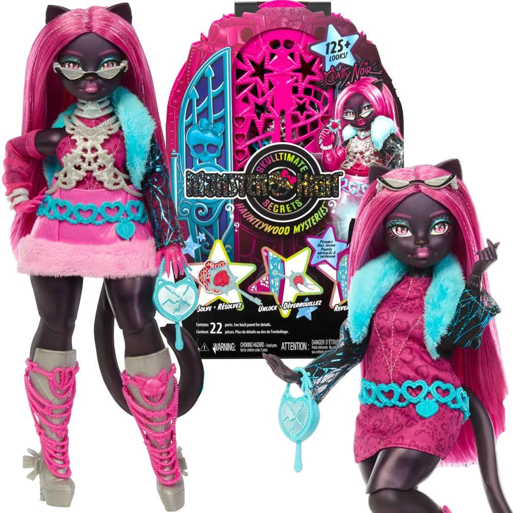 Mix Lėlė Monster High Skulltimate Secrets Catty Noir JBG82